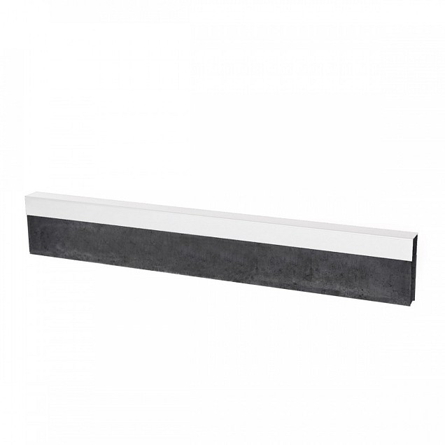 Uprofiel gelijkzijdig opsluitband 6cm 300x4,6x4,6x6,4 cm Wit