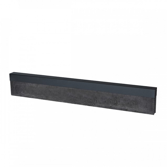 Uprofiel gelijkzijdig opsluitband 6cm 220x4,6x4,6x6,4 cm Antraciet