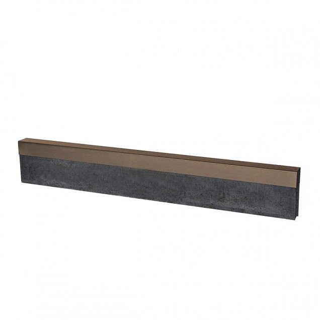 Uprofiel gelijkzijdig opsluitband 6cm 220x4,6x4,6x6,4 cm Supra Bruin