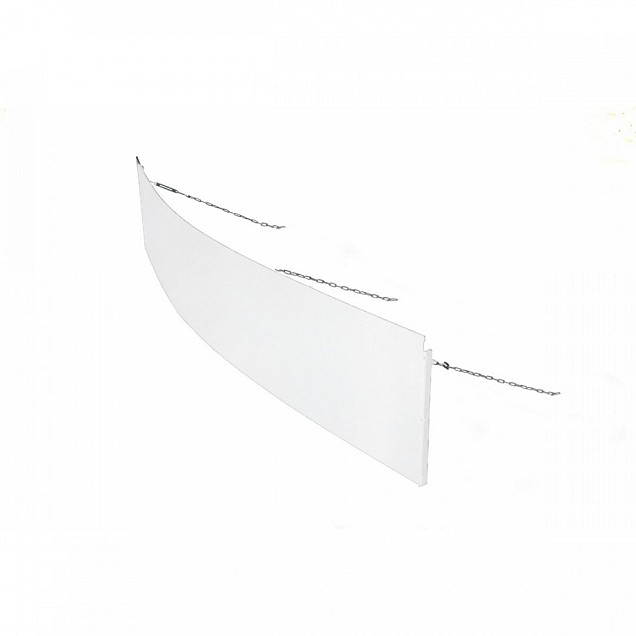 Borderpaneel flex 220x56 cm Wit