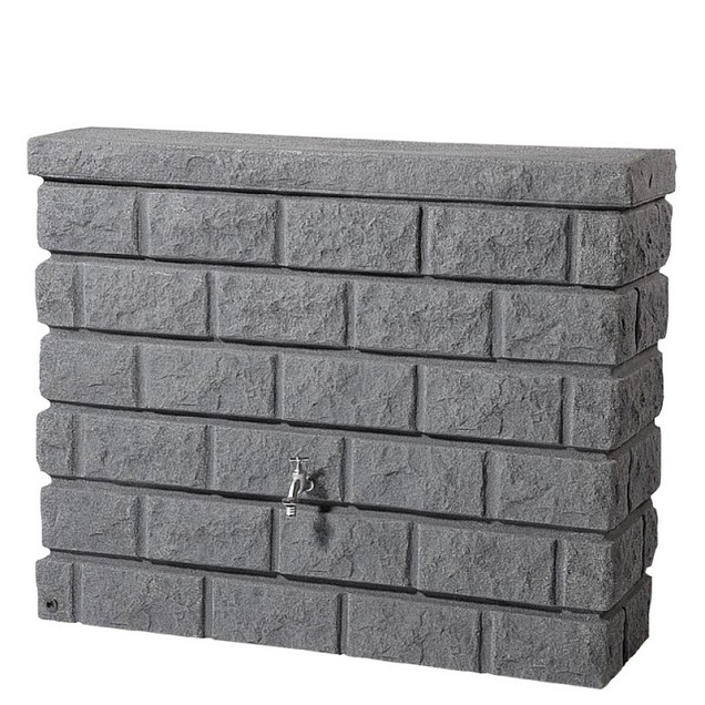 ROCKY muur 400 liter antraciet l.120 x b.40 x h.100 cm C