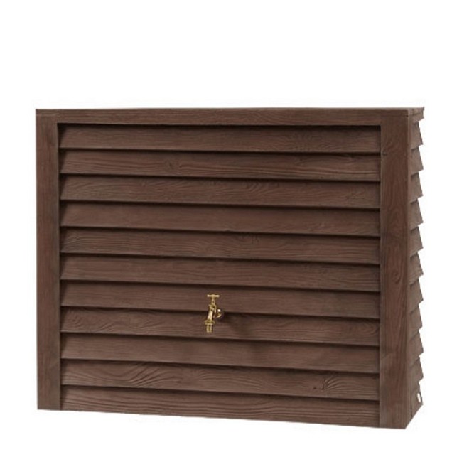 WOODY regenton 350 liter donker l.124 x b.40 x h.100 cm M