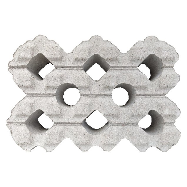 Grasbeton 40x60x12 grijs (VE)