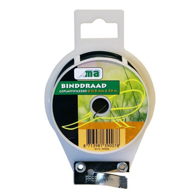 Binddraad geplast ø 0,8 mm x 50 mtr