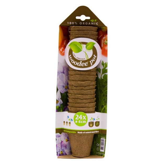 Woodee® Pot 24x pot ø 6 cm