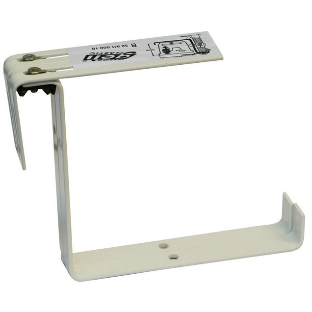 Beugels bloembak type B wit 2st