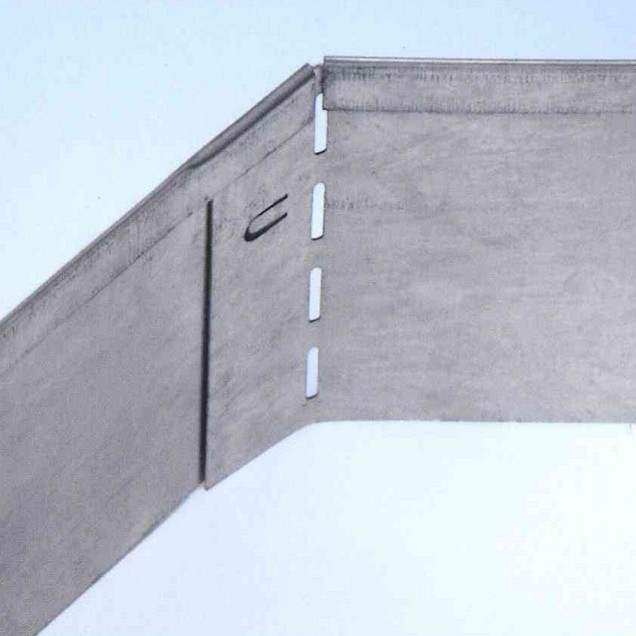 Graskant metaal 20 x 118 cm