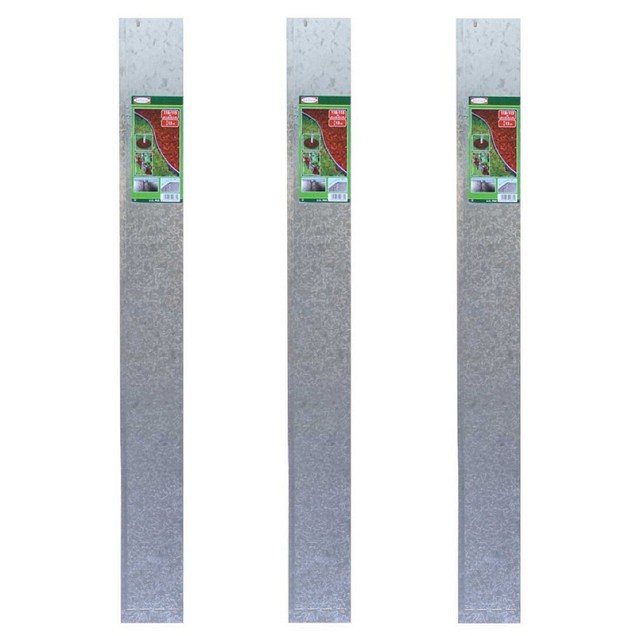 Graskant metaal 20 x 118 cm