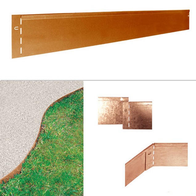 Graskant Corten 20 x 118 cm