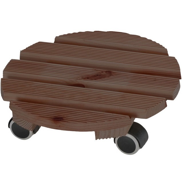 Lounge ø 30 cm donker gebeitst