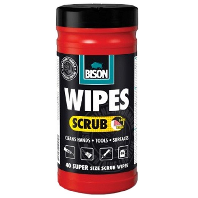 Magic Wipes scrub 40 st. pot