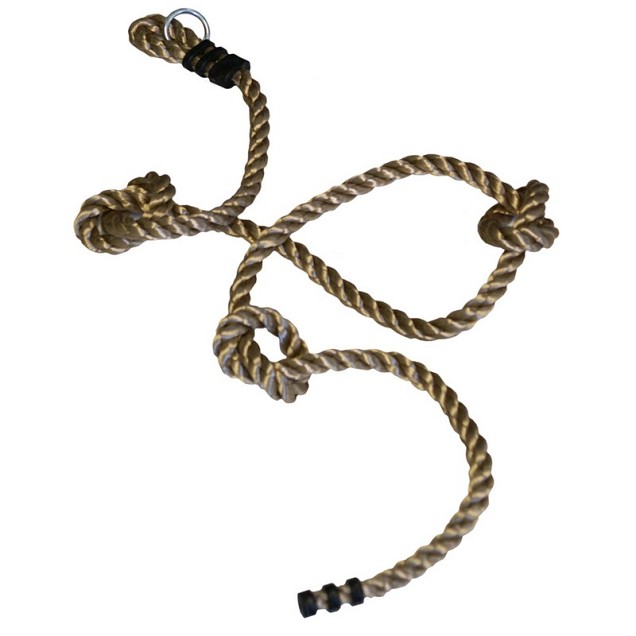 Klimtouw met knopen 2 meter 18 mm 218 cm