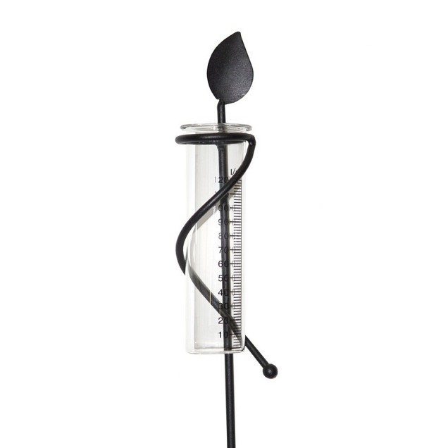 Regenmeter enkel blad incl.glas - 120 cm