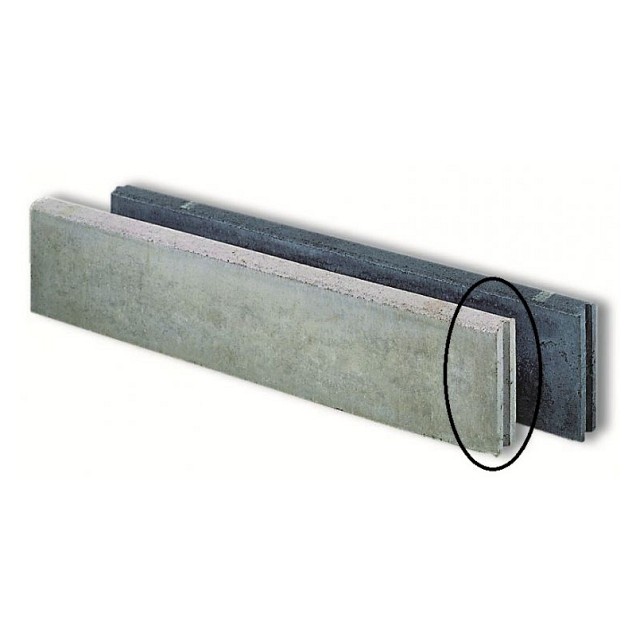 Opsluitband grijs 10x30x100 cm