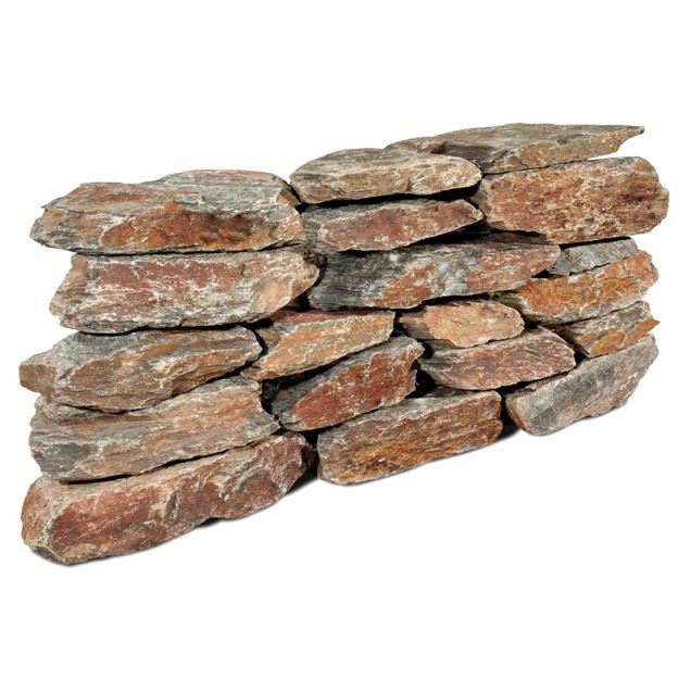 Violetto Moellons (metselwerk) 20-60x5-25x17-22 cm (met één rechte natuurlijke zijde) (3,25 m2/1300 kg)