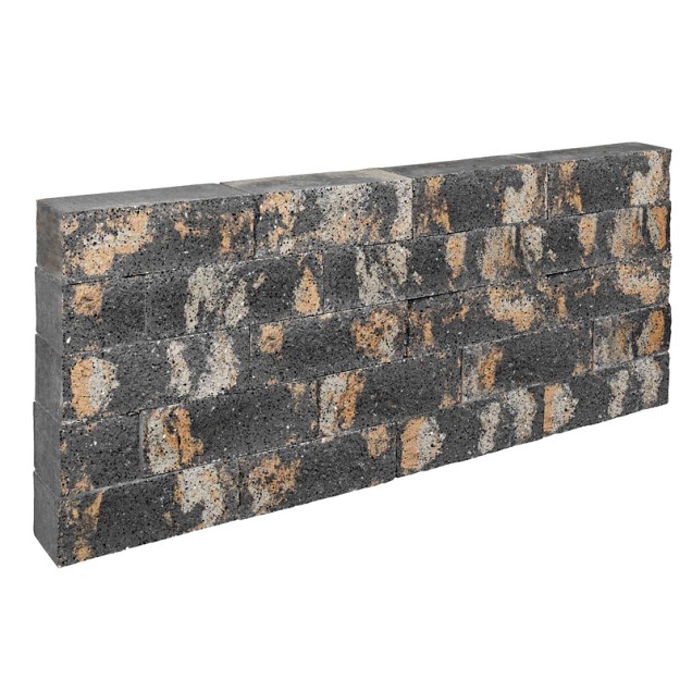 Splitted Rock Grey Caramel Recht 32x13x11 cm