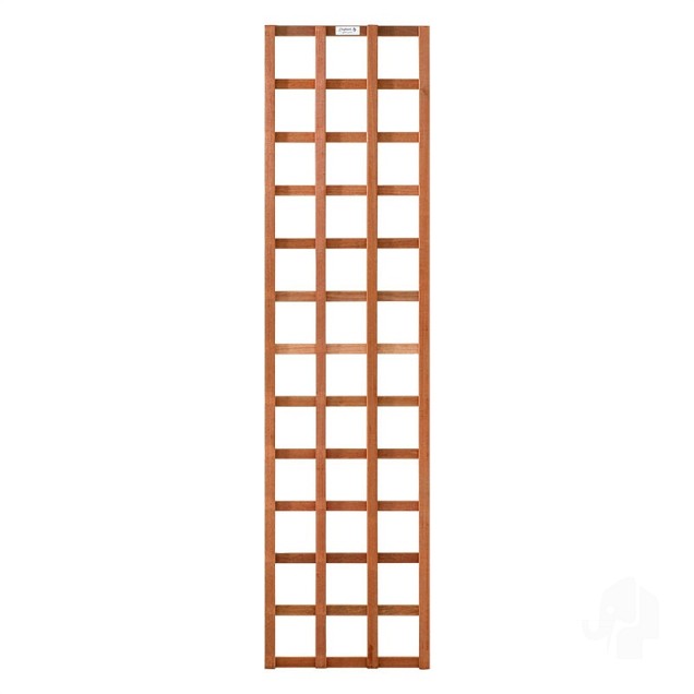 Hardhout FSC trellis recht 550x1800mm RVS bc