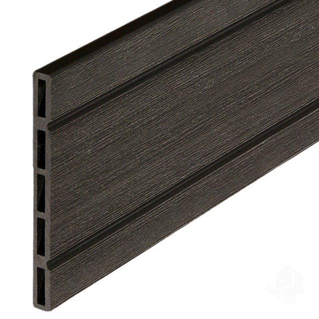 WPC-antraciet FSC schuttingplank 13x145x1800mm 4st/set bc