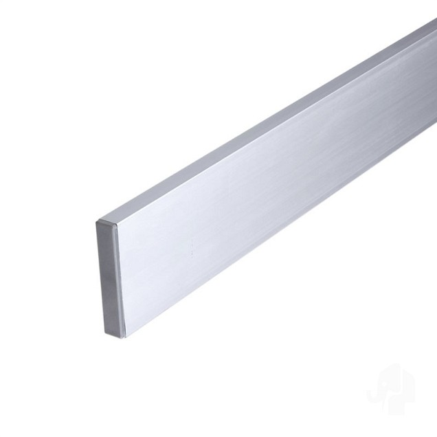 Aluminium ligger met 2x kap 13x70x1800mm bc