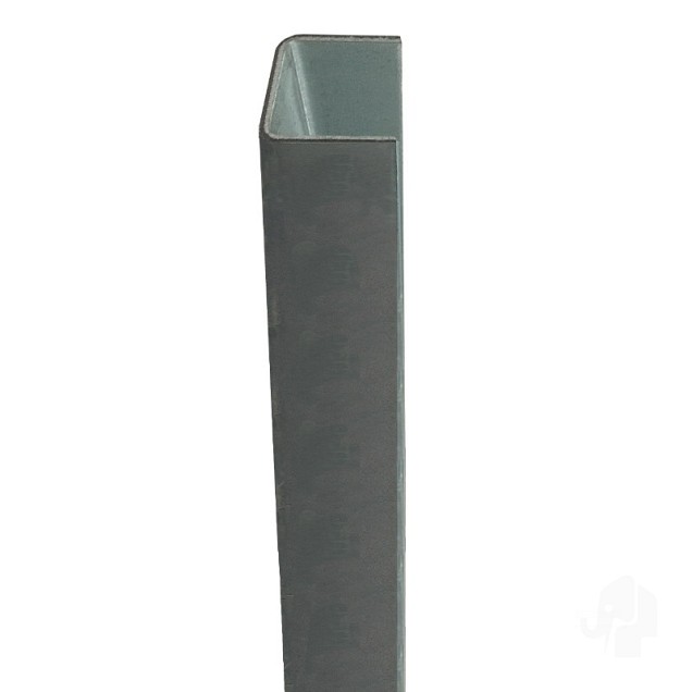 Staal Paalstabilisator "Modular" 22x22x2600mm (tbv tuindeur) [gegalvaniseerd] bc