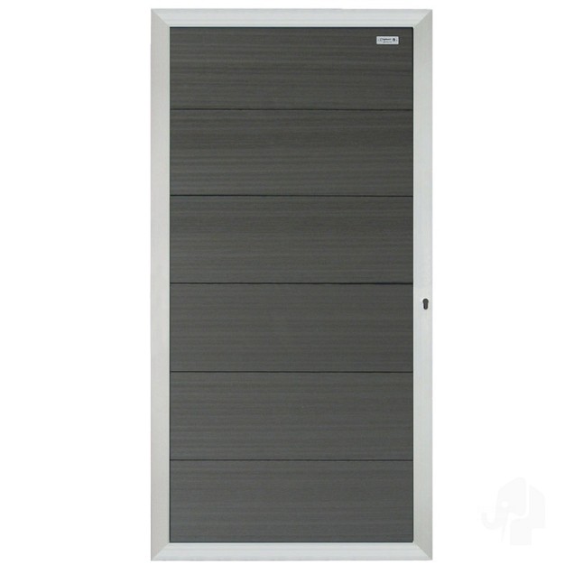 Composiet tuindeur Forte Antraciet - alu 90x180 cm