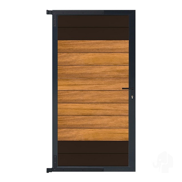 Mix&Match deuren 90x180 alu zwart