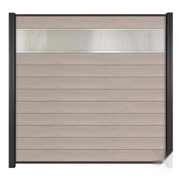 WPC-duo-grijs lamel "Mix&Match" 20x141x1800mm 2 stuks in krimpfolie bc