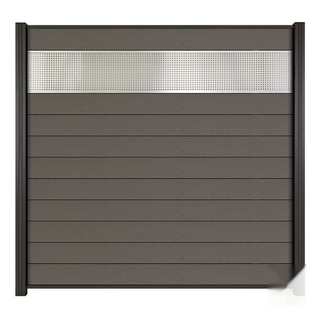 WPC-rock-grey lamel "Mix&Match" 20x141x1800mm 2 stuks in krimpfolie bc