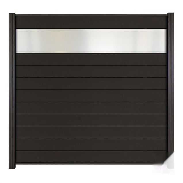 Aluminium lamel "Mix&Match" 20x141x1800mm [antraciet gepoedercoat] 2 stuks in krimpfolie bc