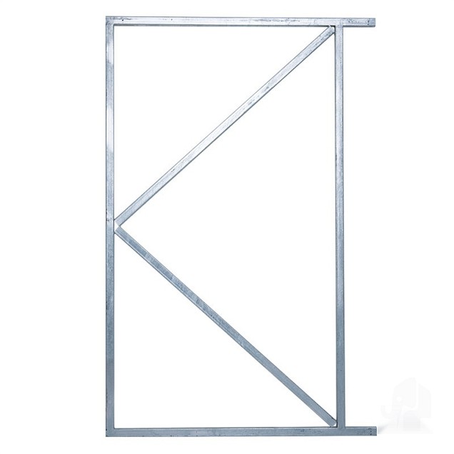Stalen frame 20x1000x1800mm (tbv tuindeur) bc