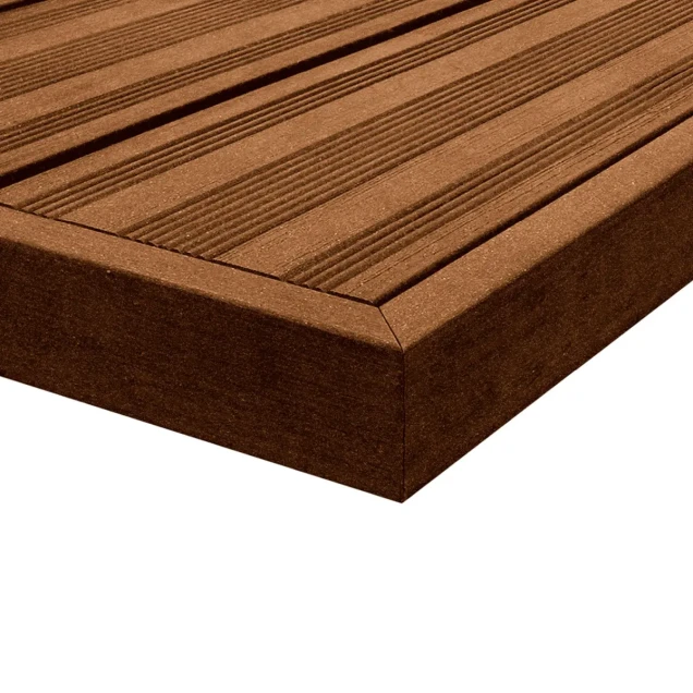 WPC-bruin FSC regel 30x50x2250mm (tbv decking 21mm) 2st/set bc
