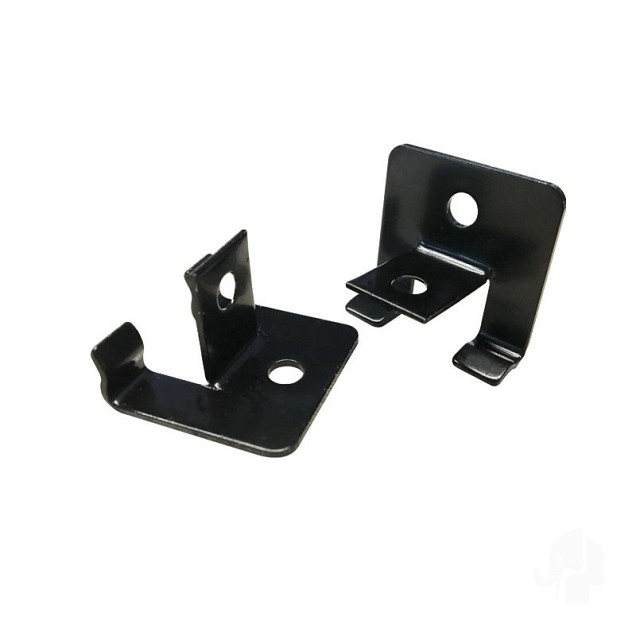 RVS eindclips [zwart] 25 stuks (tbv decking DuoW.PRO) incl. schroeven bc