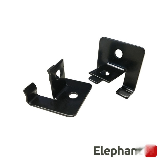 RVS eindclips [zwart] 25 stuks (tbv decking DuoW.PRO) incl. schroeven bc