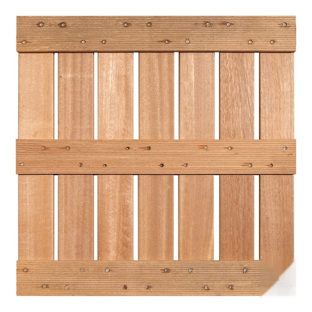 Bangkirai tuintegel 7/3L 12mm 24x500x500mm ribbel bc