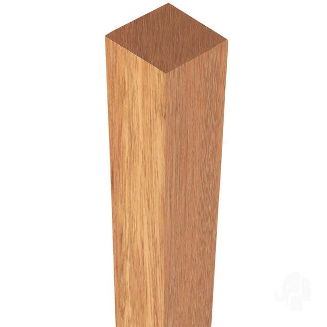 Angelim Vermelho gezaagd 80x80x4000 mm