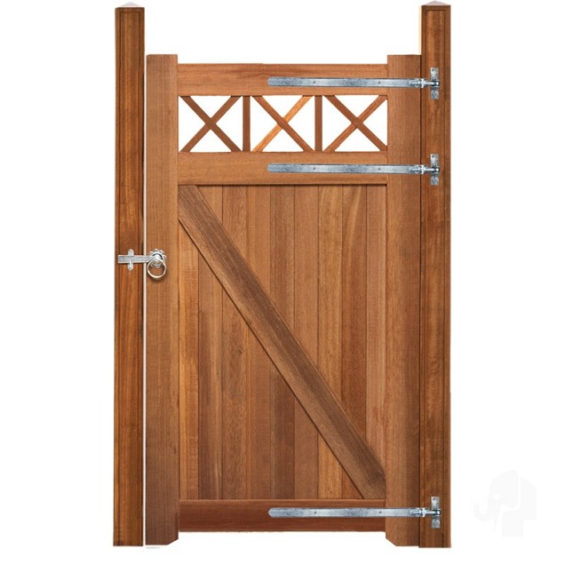 Verstelbare heng "Belmonte" 80cm (tbv tuindeur enkel) [verzinkt]