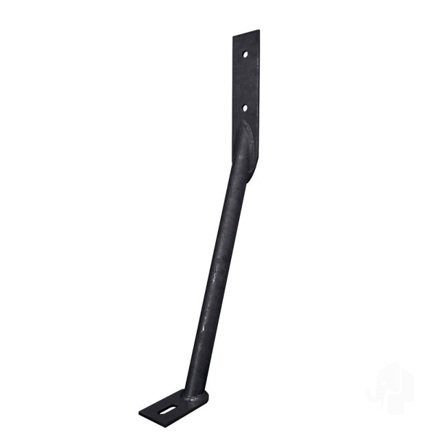 Stormanker (tbv alu-paal) [antraciet gepoedercoat] bc >