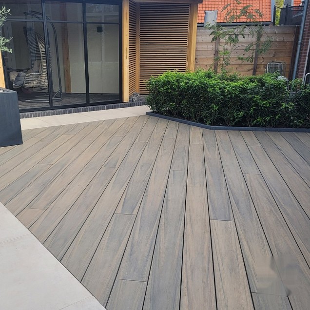 Eva-Last Driftwood Dark FSC Apex decking clip 24x190x3000mm houtnerf bc
