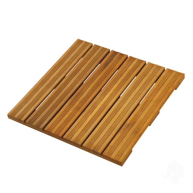 Almendrillo FSC tuintegel 6/3L 15mm 30x500x500mm semi-ribbel / RVS bc >