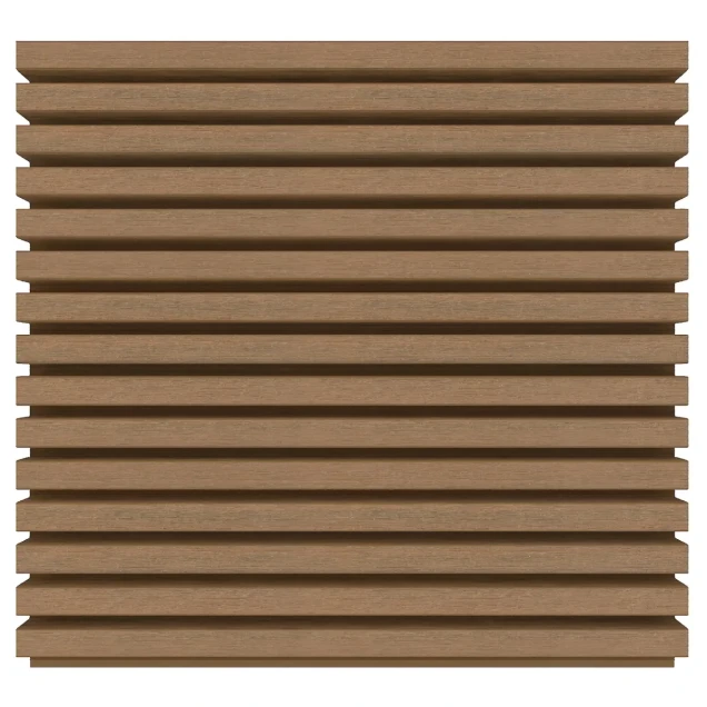 NewTechWood composiet co-extrusie wand bekleding castellation 25 profiel. 2.5x19.6x290 cm Teak