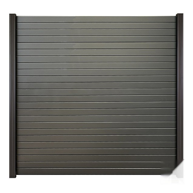 Elephant schutting Dark Line aluminium Rhombus 24L 1800x1800mm horizontaal antraciet