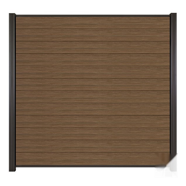 Elephant onder- en bovenregel M&M/ModRh aluminium 20x25x1800mm (2 stuks) zwart incl tie-clips