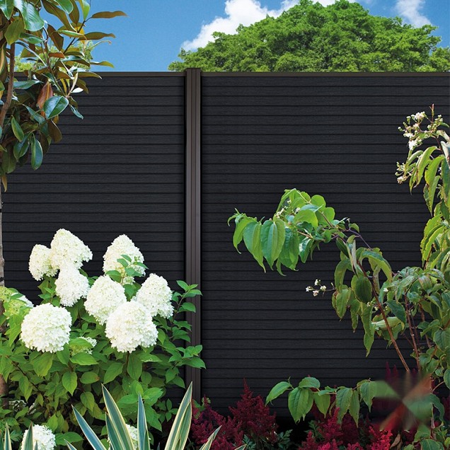 Elephant lamel triple Rhombus houtcomposiet FSC 20x141x1800mm (6 stuks) antraciet