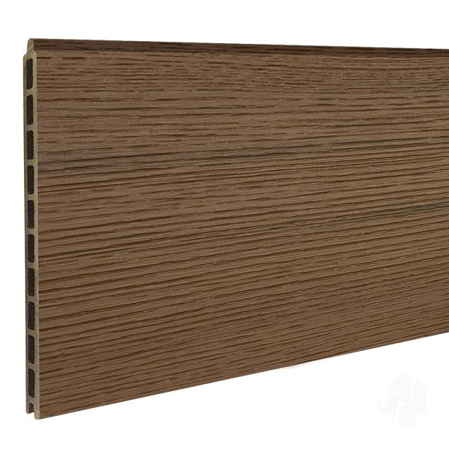 Elephant lamel Mix&Match houtcomposiet FSC 20x282x1800mm (2 stuks) co-ex Natural dark brown