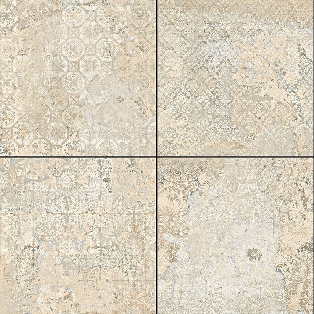 Cerasun Catania Decor Beige 60x60x4 cm