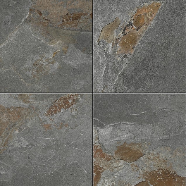 Keramische tegel Varese Antracite Tre 80x80x3 cm