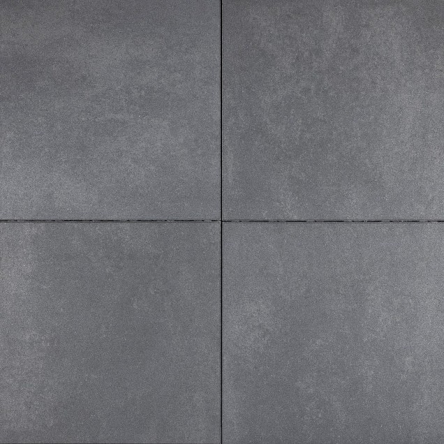 Trippel T 80x80x4 cm Zwart/Grijs genuanceerd