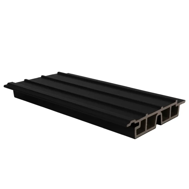 NewTechWood composiet co-extrusie wandbekleding Castellaton PRO65 3,3 x 18 x 290cm Zwart.