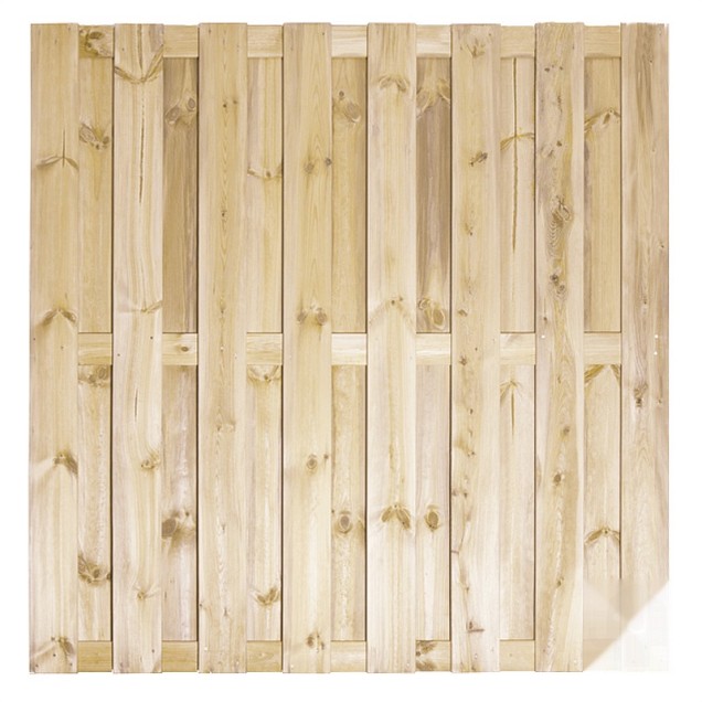 Elephant rechte schutting verduurzaamd grenen 180x180 cm