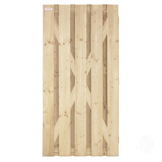 Elephant rechte tuindeur verduurzaamd grenen 90x180 cm